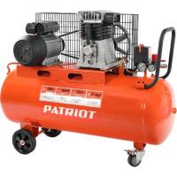 PATRIOT Expert Компрессор поршневой ременной [525301965] { PTR 100-440I, 440 л/мин, 10 бар, 2200 Вт, 100 л, быстросъемный 1/4" + "елочка" }