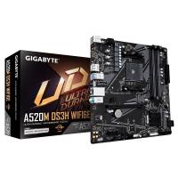 Материнская плата Gigabyte A520M DS3H WF6E Soc-AM4 AMD A520 4xDDR4 mATX AC`97 8ch(7.1) GbLAN RAID+HDMI+DP