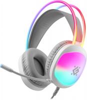 Defender Игровая гарнитура Eclipse белый, RGB, провод 2 м [62440]