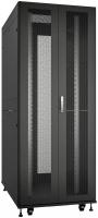 Шкаф серверный Cabeus (ND-SC-42U80/120-BK) напольный 42U 800x1200мм пер.дв.перфор.2ств. задн.дв.перфор.2-хст. 1500кг черный 902мм IP20
