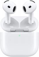 Гарнитура вкладыши Apple AirPods 4 ANC A3055/A3056/A3059 белый беспроводные bluetooth в ушной раковине (MXP93LL/A)