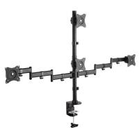 Кронштейн для мониторов Arm Media LCD-T16 черный 15"-27" макс.40кг настольный поворот и наклон верт.перемещ.