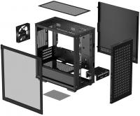 Корпус Deepcool CH370 черный без БП mATX 7x120mm 4x140mm 2xUSB3.0 audio bott PSU
