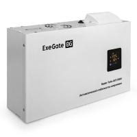 Exegate EX291751RUS Стабилизатор напряжения ExeGate Master Turbo AVS-10000 (10000ВА, 100-265В, цветной дисплей, 220В±8%, КПД 98%, 5 уровней защиты, задержка, усиленный метал.корпус, клем.колодка+еврор