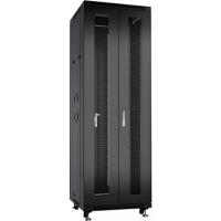 Cabeus ND-05C-42U60/120-BK Шкаф монтажный телекоммуникационный 19" напольный для распределительного и серверного оборудования 42U 600x1200x2055mm (ШхГхВ) передняя и задняя двойные перфорированные двер