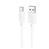 HOCO X88/ USB кабель Type-C/ 1m/ 3A/ White