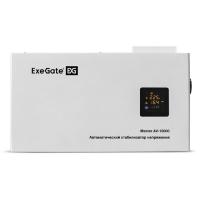 Exegate EX291764RUS Стабилизатор напряжения настенный ExeGate Master AV-15000 (15000ВА, вход 140-260В, цветной дисплей, выход 220В±8%, КПД 98%, 5 уровней защиты, задержка, усиленный метал.корпус, 1*Sc