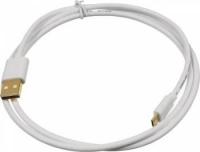 Кабель 2A Square USB (m)-micro USB (m) 1м/белый