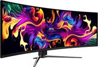 Монитор MSI 49" MPG 491CQPX QD-OLED черный QD OLED LED 32:9 HDMI матовая HAS Piv 250cd 178гр/178гр 5120x1440 240Hz DP USB 10.6кг