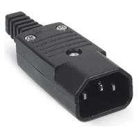 Cabeus IEC-320-C14 Вилка С14 разборная, 10А, 250 V, черная