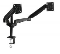 Kromax OFFICE-12 черный  Настольный кронштейн для двух мониторов 15"-32" (до 2х6кг)