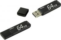Флеш Диск Netac 64GB U351 NT03U351N-064G-20BK USB2.0 черный