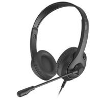 A4Tech Fstyler FH100i черный 1.8м накладные (FH100I (STONE BLACK))