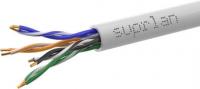Кабель сетевой информационный Suprlan Premium 01-0313-5 кат.5E UTP 4 пары 24AWG PVC внутренний 305м серый