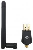 Сетевой адаптер Wi-Fi Digma DWA-AC600E AC600 USB 2.0 (ант.внеш.съем) 1ант.