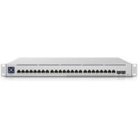 UBIQUITI USW-Enterprise-24-PoE PoE-коммутатор в стойку, 12х 2.5G RJ45, 12х 1G RJ45, 2х 10G SFP+, раздача 400 Вт