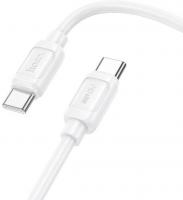 Кабель Hoco X115 52001 USB Type-C (m)-USB Type-C (m) 1м белый