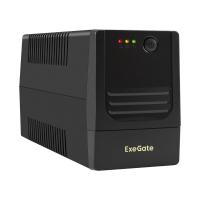 Exegate EX299468RUS ИБП ExeGate Power NB-400.LED.AVR.2SH (400VA/240W, LED, AVR, 2*Schuko, батарея 12V 4.5Ah, Black)