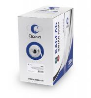 Cabeus UTP-4P-Cat.5e-SOLID-LSZH-GY-LIGHT Кабель витая пара UTP (U/UTP), категория 5e, 4 пары 0,47мм (24 AWG), одножильный, LSZH, нг(А)-HF, серый, (305 м)