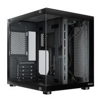 Ginzzu V100 закаленное стекло 1*USB 3.0,1*USB 2.0, AU mATX
