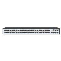 SNR SNR-S2989G-48TX-POE Управляемый PoE коммутатор уровня 2+, 48 портов 10/100/1000Base-T, 4 порта 1/10G SFP+, бюджет PoE 740 Вт, VSF HA, встроенный БП ~220V AC