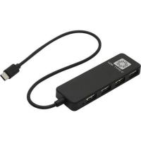5bites HB24C-210BK Концентратор 4*USB2.0 / TYPE-C PLUG / BLACK