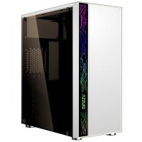 Ginzzu A390  White Window RGB подсветка 1*USB 3.0, 2*USB 2.0, AU