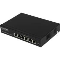 Коммутатор/ OSNOVO Passive PoE коммутатор 6 портов, 4 PoE порта 10/100 Base-T, 2*10/100 Base-T Uplink, до 30W на порт (SW-20600/A(80W))