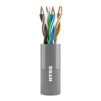 NTSS Кабель витая пара NTSS U/UTP 5e 4 пары одножильный 24AWG медь 305м внутренний нг(А)-HF (LSZH) серый NTSS-IN-UUTP4-5e-LSZH-GY