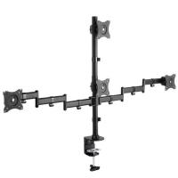 Arm Media LCD-T16 черный 15"-27" макс.40кг настольный поворот и наклон верт.перемещ.