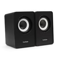 Exegate EX287054RUS Акустическая система 2.0 ExeGate Disco 120 (питание USB, 2х3Вт (6Вт RMS), 100-20000Гц, черный)