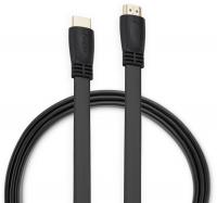 Кабель аудио-видео Buro BU-HDMI-FLAT-v1.4-1.5m HDMI (m)/HDMI (m) 1.5м. черный