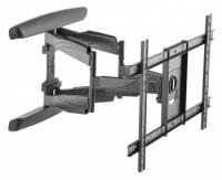 Кронштейн для телевизора Ultramounts UM912 черный 37"-75" макс.45кг настенный поворотно-выдвижной и наклонный