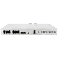 MikroTik CRS418-8P-8G-2S+RM Коммутатор управляемый, L2+\L3, 17*RJ45 1Gbit, 8*Poe out, 2*SFP+