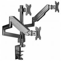 ONKRON G280 чёрный {Для трех экранов с диагональю 13"-32" Допустимая нагрузка: 3 x (1-8 кг) VESA: 75x75, 100x100 мм}