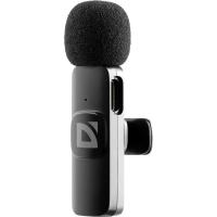 Defender Петличный микрофон Talky-137 wrls, черный, на прищепке, 1шт [64137]