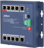 Коммутатор Dahua DH-CHS4110-8ET-90-F (L2) 8x100Мбит/с 1x1Гбит/с 1xКомбо(1000BASE-T/SFP) 8PoE 90W управляемый