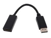 Telecom Кабель-переходник (TA553) DP --> HDMI-F 0.2m [6926123462126]