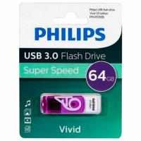 PHILIPS USB Drive 64GB PHILIPS VIVID3.0 64GB, USB 3.0 FM64FD00B/97