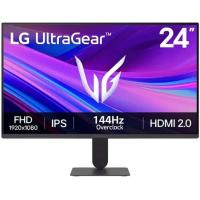 LCD LG 23.8" 24G411A-B {IPS 1920x1080 144Hz 5ms 250cd 1500:1 HDMI2.0 DisplayPort1.4 NVIDIA G-Sync FreeSync HDR10 VESA}