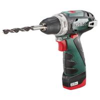 Metabo PowerMaxx BS Безударная дрель-шуруповерт [600080500] { 12В 2х2.0,LC40,патр.,кейс, вес 0.8 кг }