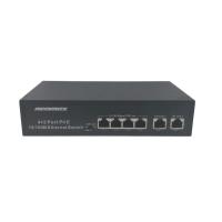NEOMAX неуправляемый коммутатор NMS-106PoE-100-S, 6 портов 100 Mbps, 4xPoE+, 110W, металл
