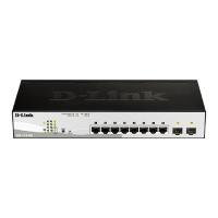 D-Link DGS-1210-08P/G3A Управляемый L2 коммутатор с 8 портами 10/100/1000Base-T и 2 портами 1000Base-X SFP (8 портов PoE 802.3af/at, PoE-бюджет 65 Вт)