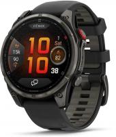 Смарт-часы Garmin Fenix 8 Pro 47мм 1.4" AMOLED корп.серый рем.черный разм.брасл.:127-210мм (010-03198-01)