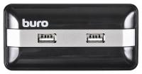 Разветвитель USB 2.0 Buro BU-HUB7-U2.0 7порт. черный