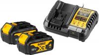 Батарея аккумуляторная DeWalt DCB1104M2-QW 18В 4Ач Li-Ion (З/У в компл.)