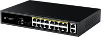 Коммутатор Netis ST118GHPDI-2G-130 (L2) 16x100Мбит/с 2x1Гбит/с 16PoE 120W неуправляемый