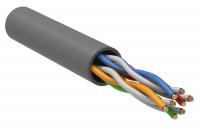 Кабель информационный ITK Generica BC1-C5E04-111-305-G кат.5E UTP 4 пары 25AWG PVC внутренний 305м серый