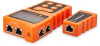 Тестер кабельный Lanmaster LAN-TST-WRM-400-POE оранжевый/черный