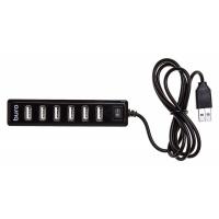 BURO BU-HUB7-1.0-U2.0 Хаб (разветвитель) черный (436334)